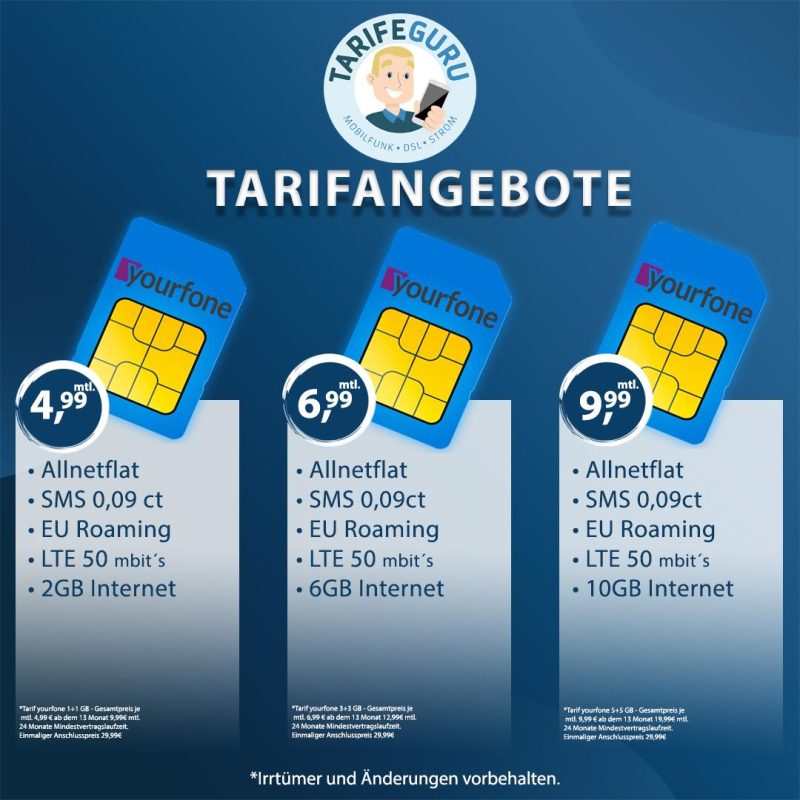 yourfone-Tarife
